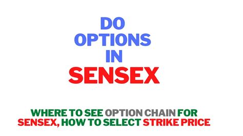 Sensex Option Trading Kaise Kare How To Do Options In Sensex Where