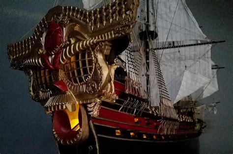 Jolly Roger Pirate Model Ship Jolly Roger Jolly Roger Ship Concept Art