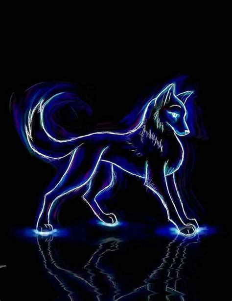 Neon Wolf Wallpapers Wolf Background Images