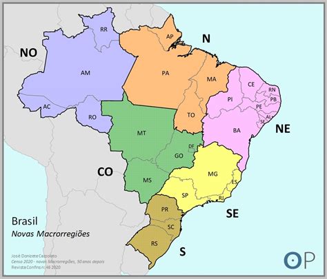 Esse Mapa Propõe A Divisão Do Território Brasileiro EDUCA