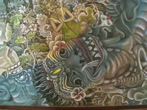 Balinese Art from Museum Puri Lukisan, Ubud, Bali, Indonesia image taken in 1994 | Indonesian ...
