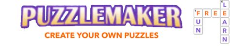 Online Puzzlemaker Create Your Own Puzzle Discovery Education