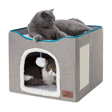 Bedsure Cat Cube Foldable Cat Cubes For Indoor Cats Cat House Indoor
