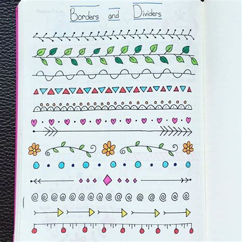 Bullet Journal Doodles Libreta De Apuntes Margenes Para Cuadernos