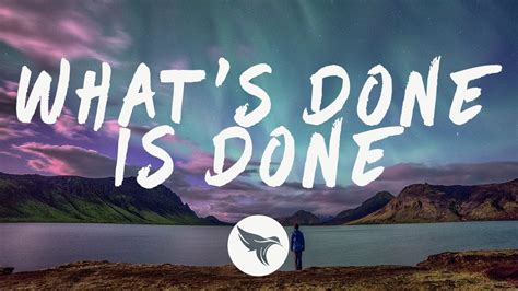 Seven Lions Whats Done Is Done Lyrics Feat Haliene Youtube