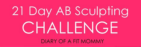 Diary Of A Fit Mommysculpt And Shred Your Abs With This 3 Week