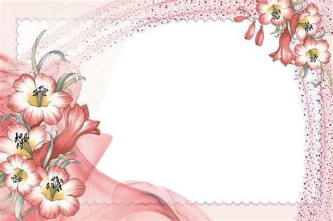 Photoshop Flower Borders and Frames high resolution widescreen (1600 x ...