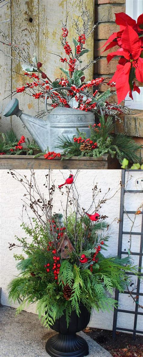 Top 30 Outdoor Christmas Planters Home Diy Projects Inspiration Diy