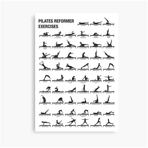 PILATES REFORMER Canvas Print For Sale By WArtdesign Redbubble