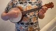 Leaning On A Lamppost. Played in C, on a uke tuned in D.... - YouTube