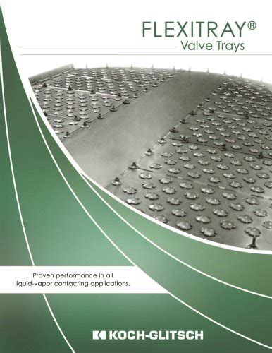 Flexitray® Valve Trays Koch Glitsch Pdf Catalogs Technical