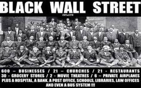 Here's how it started… a collection of rare black history videos they didn't teach in schools. The BOBSA Connection: Black Wall Street: Now and Then