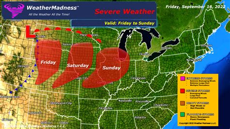 Weather Madness Severe Storms Start In The Plains And Slowly Move