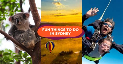 fun things to to do in sydney for families friends and couples including hot air balloon rides