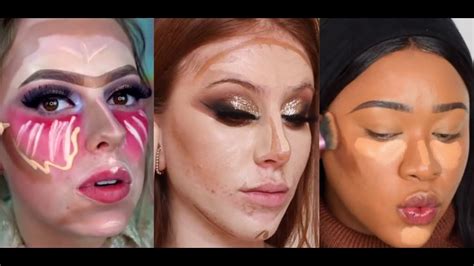 Best Makeup Transformations New Makeup Tutorials Compilation Youtube