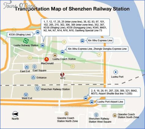 Shenzhen Railway Map Map Travel Holiday Vacations