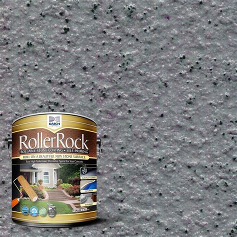 Daich Rollerrock 1 Gal Self Priming Lavarock Gray Exterior Concrete