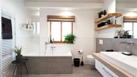 Modernes badezimmer mit sichtbetonwänden und badezimmermöbel von danelon meroni. Badezimmer Einrichtung Holz Dekorationen : Badezimmer Deko ...