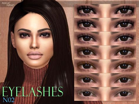 The Sims Resource Mh Eyelashes N02