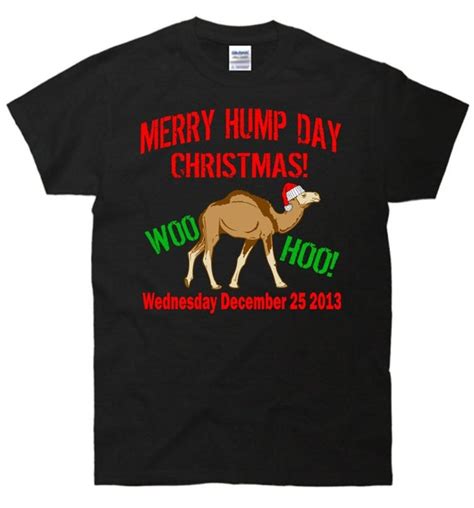 Items Similar To Merry Hump Day Christmas Santa Hat Camel T Shirt On Etsy