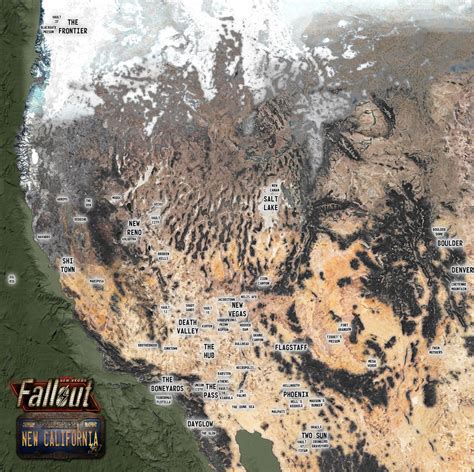 Fallout World Map Explore The Post Apocalyptic Wasteland