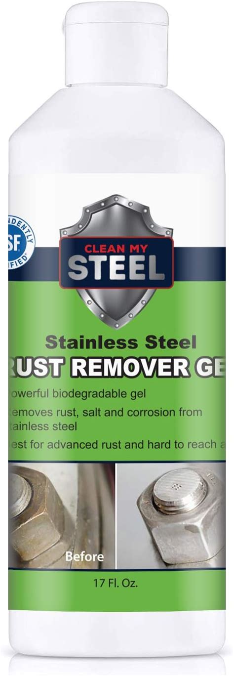 Stainless Steel Rust Remover Gel For Advanced Rust And Hard