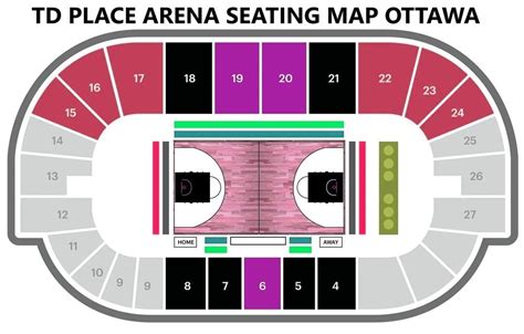 Td Place Arena Seating Map Parking Map Ticket Price Booking