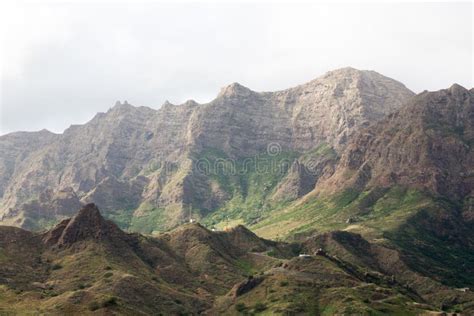 Mountains Of The Island Of Sao Nicolau Cape Verde Stock Photo Image