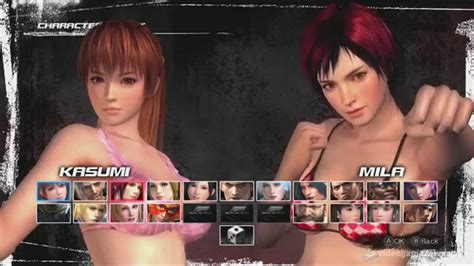 Dead Or Alive 5 • Kasumi Vs Mila Xbox 360 Youtube