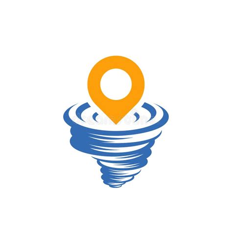 Set Of Point Tornado Logo Vector Template Creative Twister Logo Design