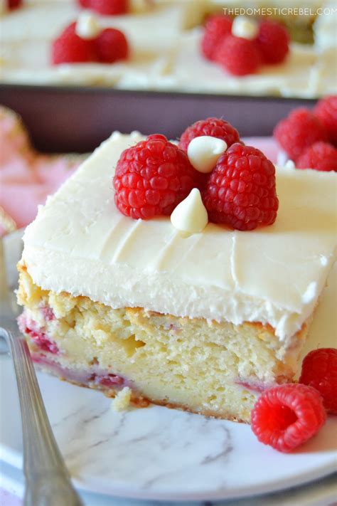 White Chocolate Raspberry Cake The Domestic Rebel