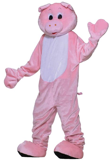 Adult Deluxe Pig Mascot Costume