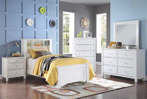 Dallas Designer Furniture Mallowsea Youth Bedroom Set In White