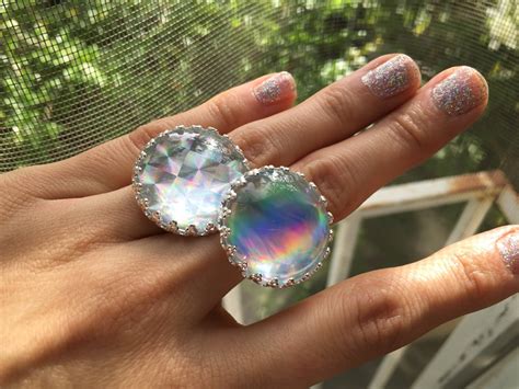 2 Holographic Rings Available Immediately Hologram