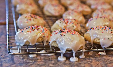 This anise cookie recipe will bring all the flavor of holiday cookies to your table without having to for a more dramatic looking cookie, color the frosting black as well and use plain white nonpareils for a. Italian Anise Cookies