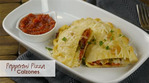 Pepperoni Pizza Calzones Video Easy Italian Recipes