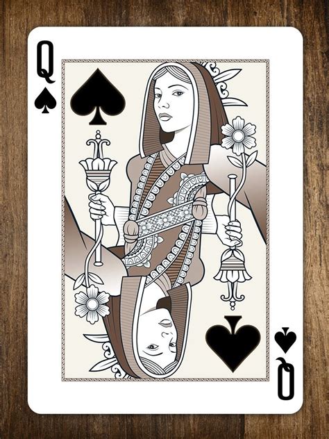 Queen Clubs Origins Playing Cards Playing Cards Cards Queen Of Spades