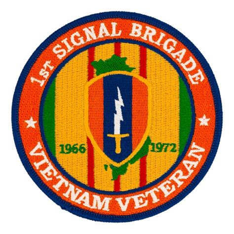 1st Signal Brigade Vietnam Veteran Patch Flying Tigers Surplus