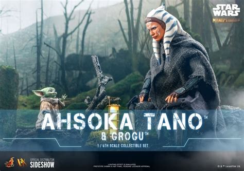 La Figura De Lujo De Ahsoka Tano Junto A Baby Yoda Presentada Por Hot