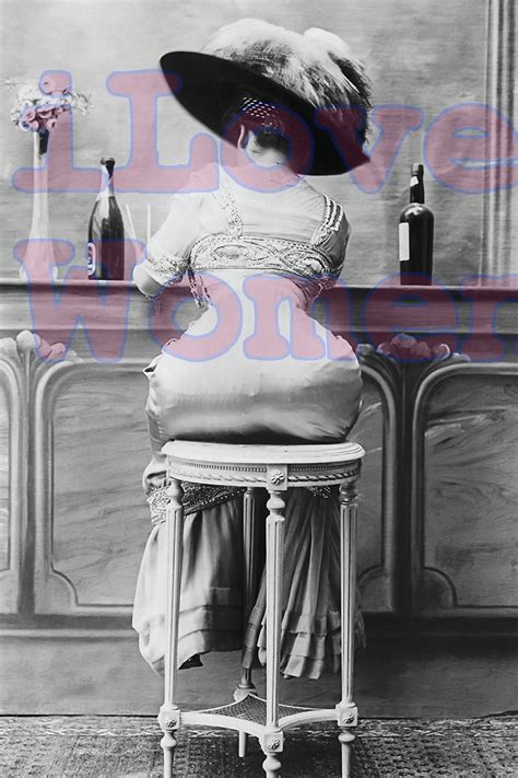 1920s Prohibition Speakeasy Vintage Booty Photo Sexy Big Butt On Bar