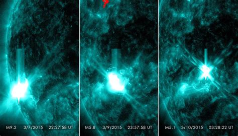 Sdo Captures Images Of Mid Level Solar Flares Eurekalert