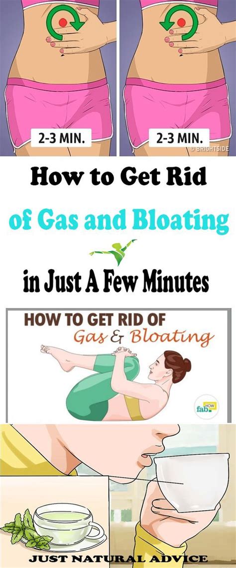 How To Get Rid Of Gas And Bloating In Just A Few Minutes Getting Rid