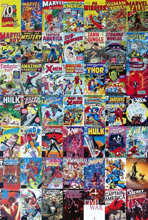 Full Line Of Marvel Comic Books Marvel Posters Superhero Poster Comics