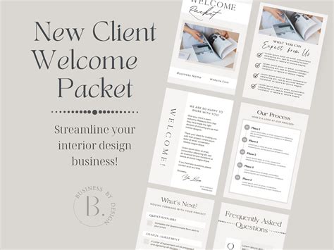 Client Welcome Packet For Interior Designers Template New Etsy Uk