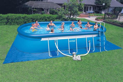 Intex Portable Swimming Pools Backyard Design Ideas