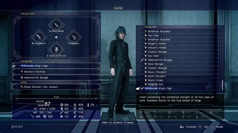 Best Accessories In Final Fantasy Xv And Where To Find Them Fandomspot