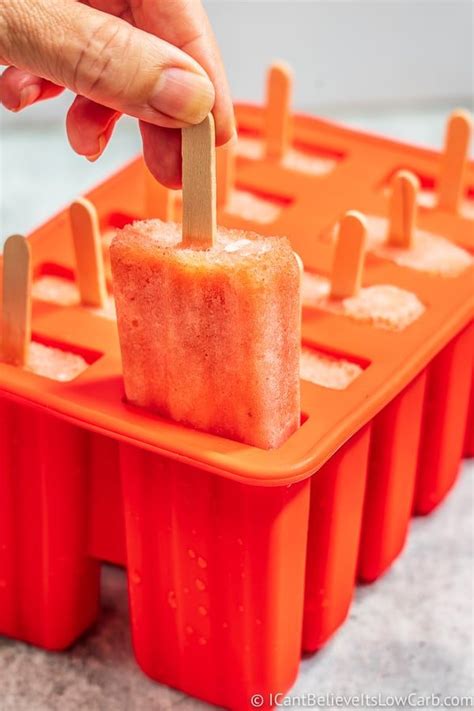 Healthy Keto Popsicles Sugar Free Ice Pop Recipe Fruity Creamy