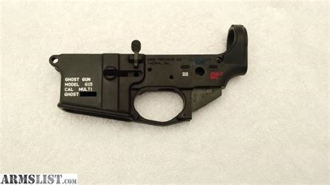 Armslist For Sale Aero Ghost Gun Lower
