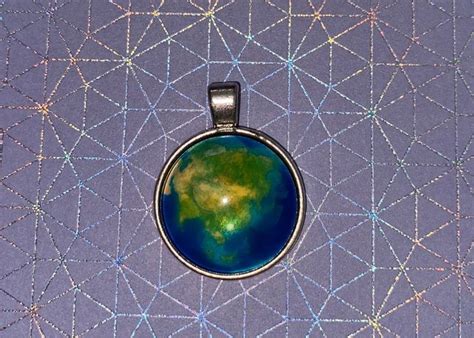 Galaxy Space Celestial Necklace Charm Pendant Planets