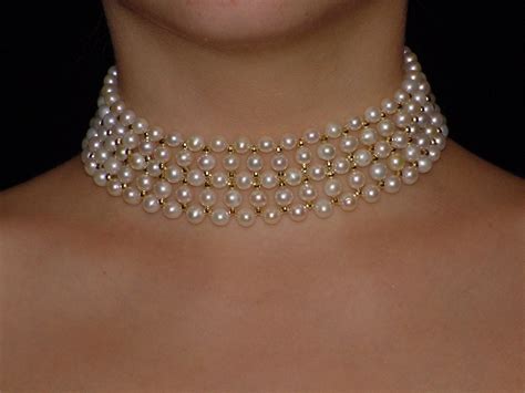 15 Beautiful Pearl Choker Necklace Designs Trending Collection